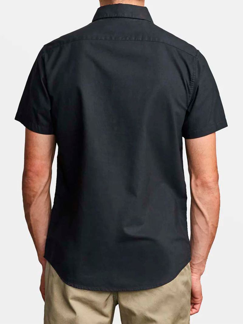 Camisa-m-c-Hombre-Strech-Negro-RVCA