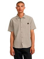Camisa-m-c-Hombre-Dayshift-Stripe-Verde-RVCA