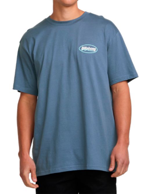Polera Manga Corta Hombre Runner Premium Azul Billabong
