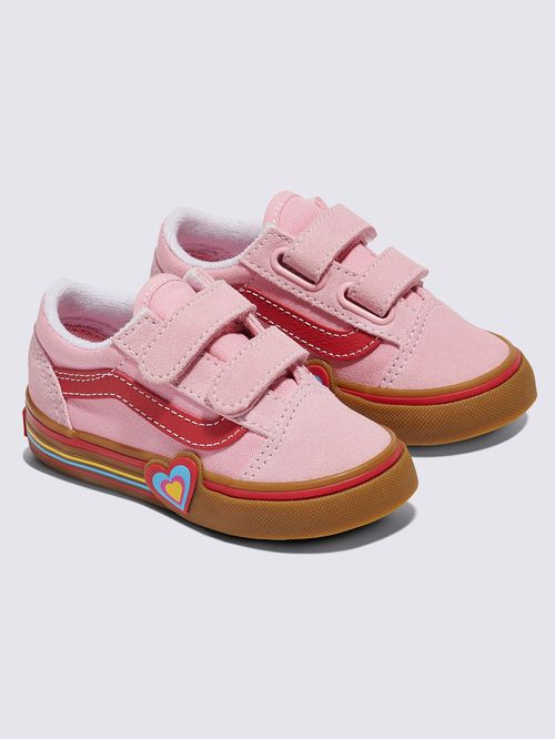 ZAPATILLA NINO Old Skool V Heart ROSADO VANS
