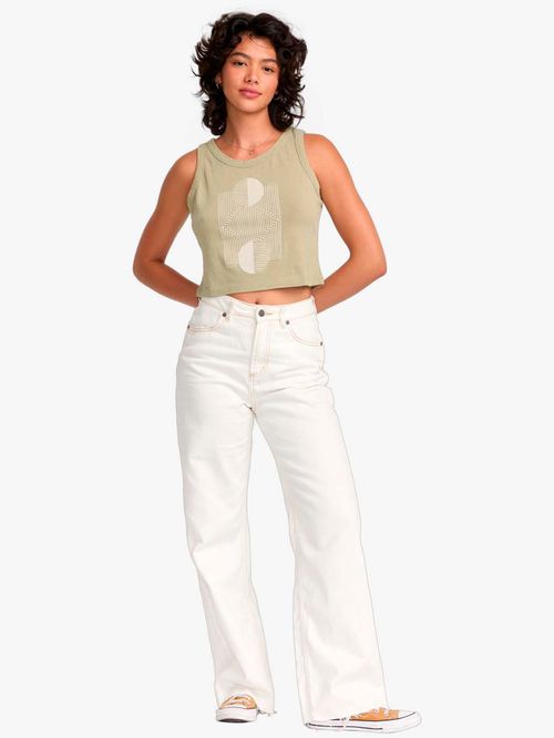 Jeans Mujer Coco Denim Blanco RVCA