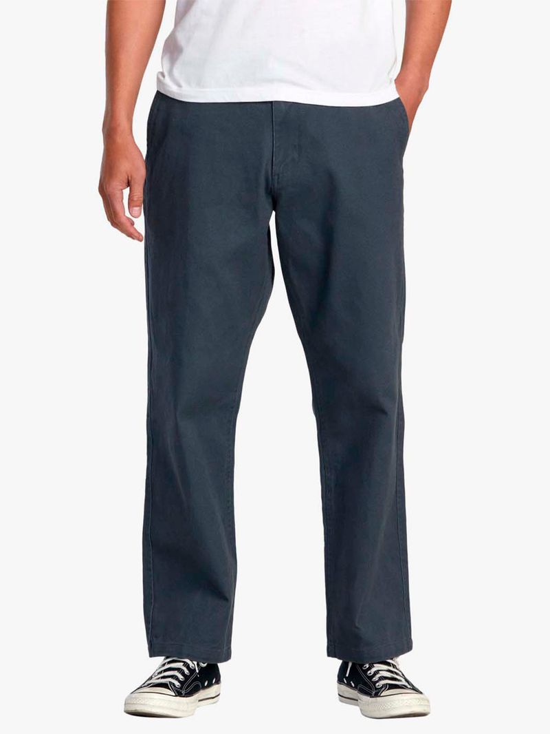 Pantalón Hombre Americana Chino Azul RVCA