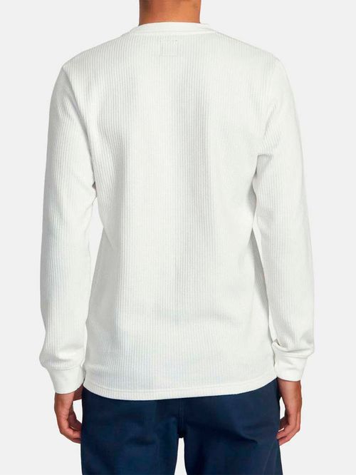 Polera m/l Hombre Day Shift Thermal Blanco RVCA