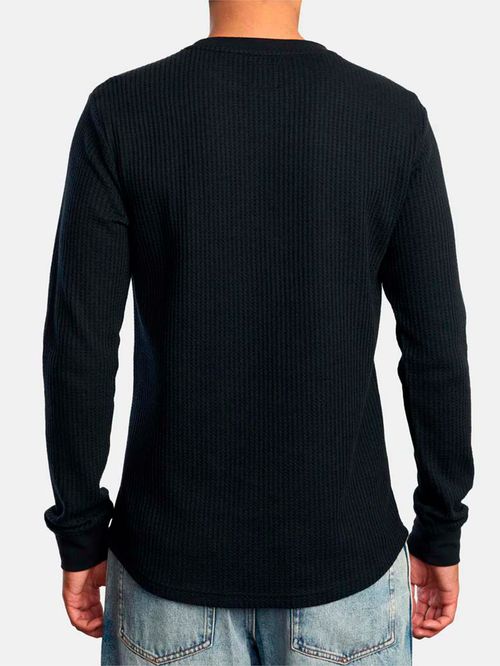 Polera m/l Hombre Day Shift Thermal Negro RVCA
