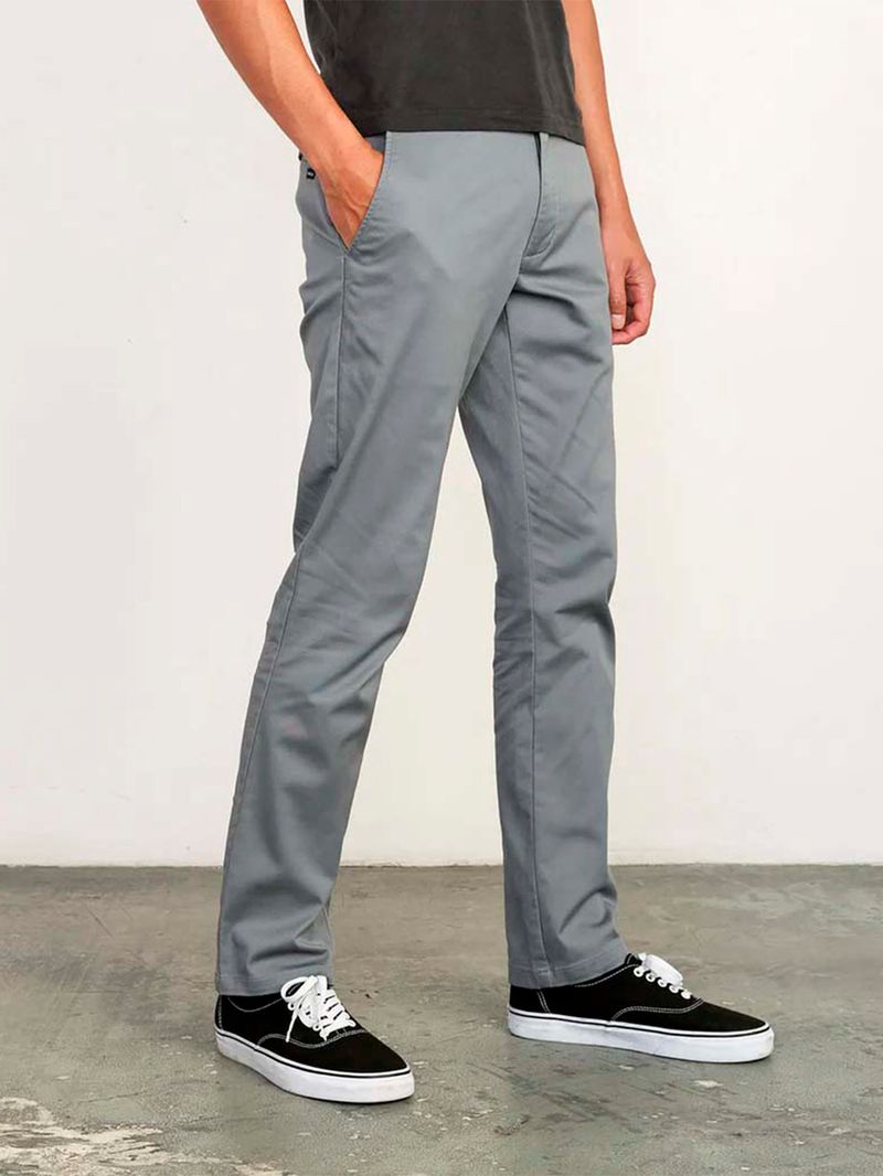 Pantalon-Hombre-The-weekend-Gris-RVCA