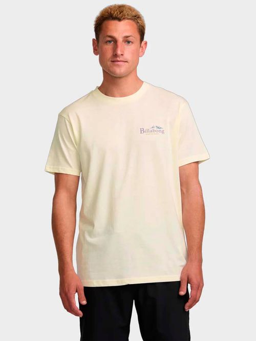 Polera Manga Corta Hombre Ridgline A/Div Blanca Billabong