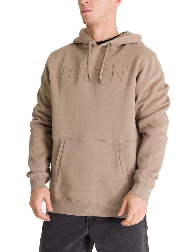 Poleron Hombre 3D BRTN Café Burton