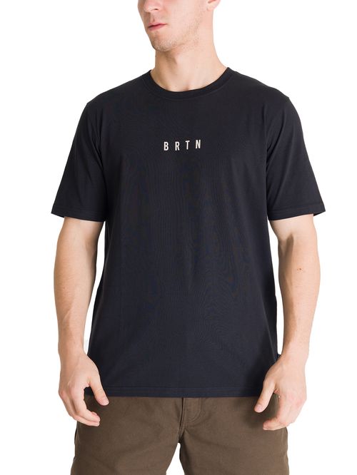 Polera Manga Corta Hombre Japow Negra Burton