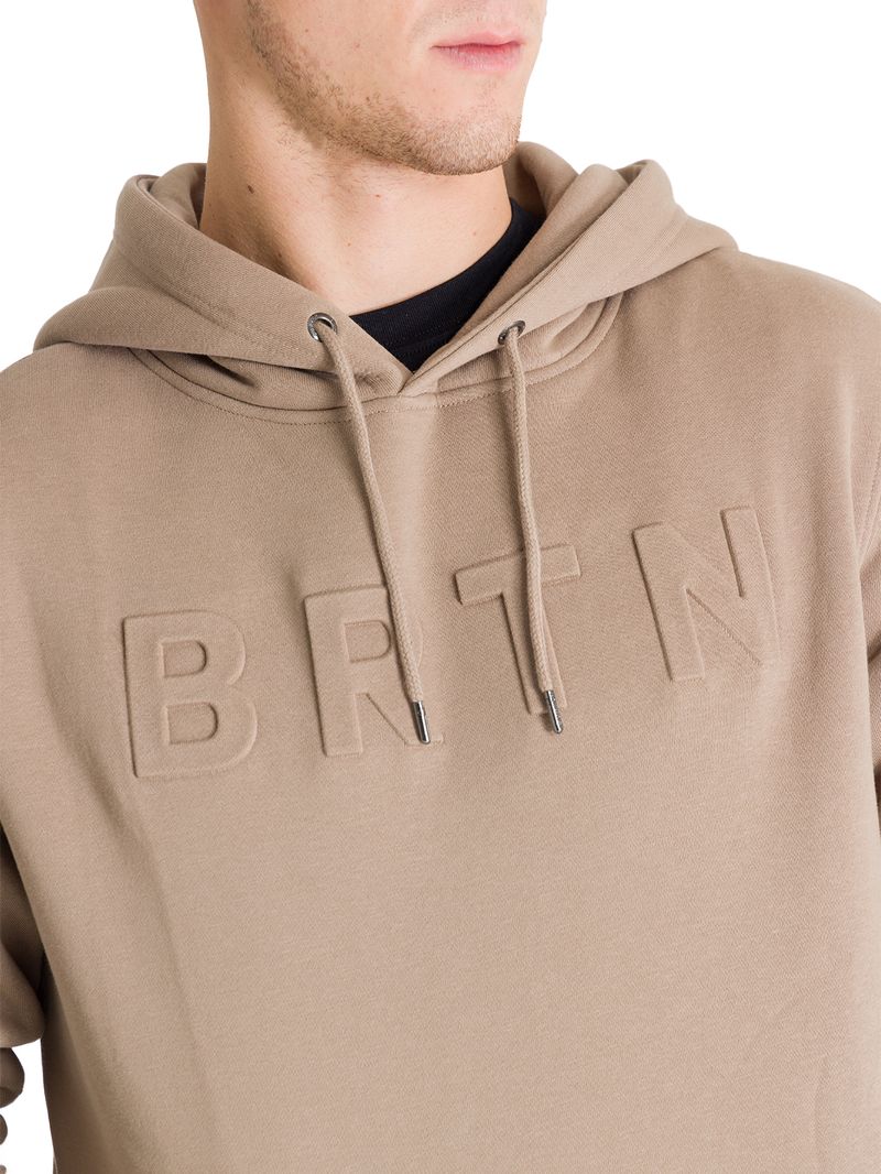 Poleron Hombre 3D BRTN Café Burton