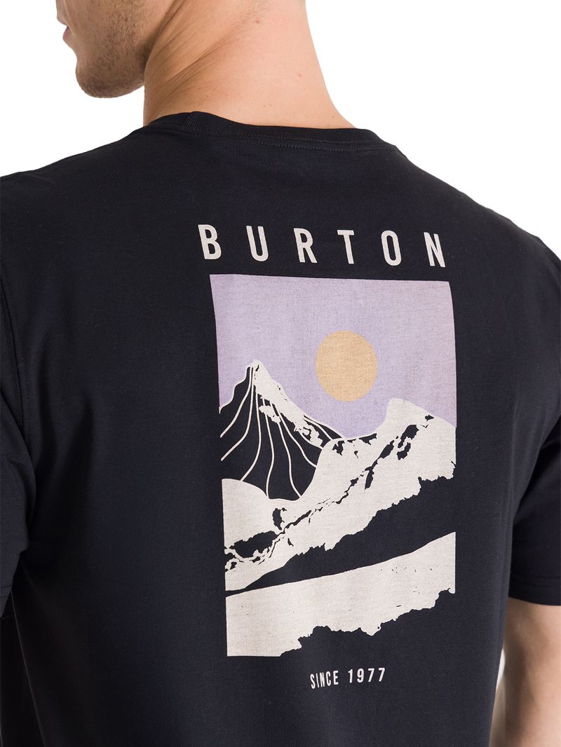 Polera-Manga-Corta-Hombre-Japow-Negra-Burton