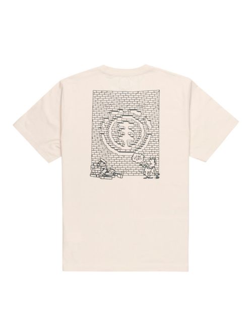 Polera Manga Corta Hombre Job Done Beige Element