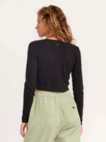 Sweater-Mujer-School-Dance-Cardig-Negro-RVCA