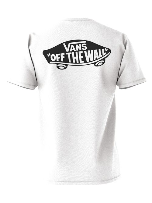 Polera Manga Corta Hombre Style 76 Back Ss Tee Blanco Vans