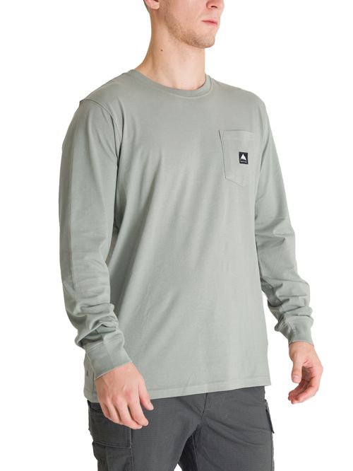 Polera Manga Larga Hombre Colfax Verde Burton