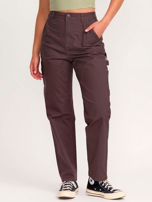 Pantalón Mujer Recession Pant Café RVCA
