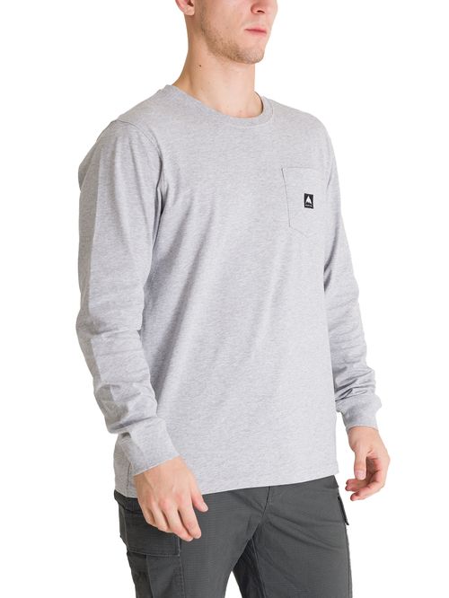 Polera Manga Larga Hombre Colfax Gris Burton
