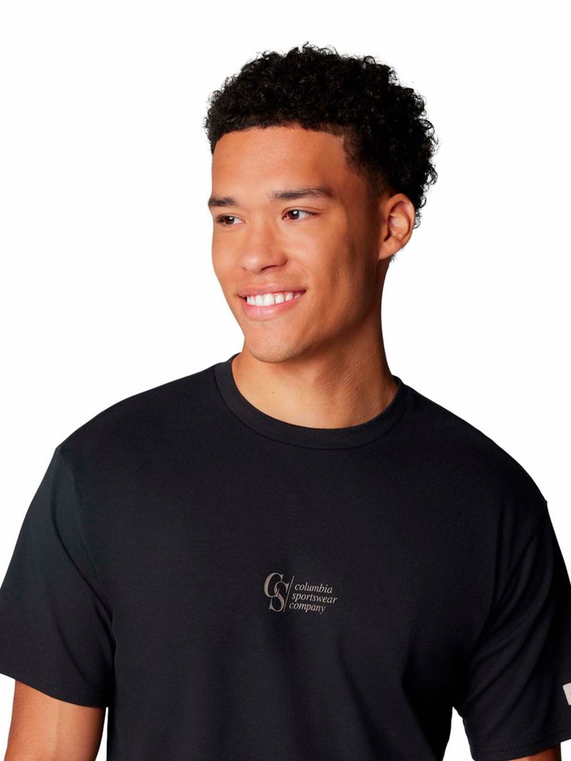 Polera-Manga-Corta-Hombre-Wallowa-Graphic-Negro-Columbia