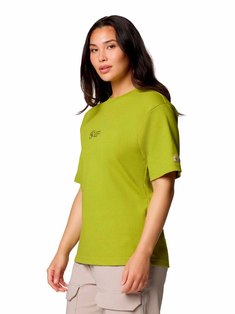 Polera-Manga-Corta-Hombre-Wallowa-Graphic-Verde-Columbia