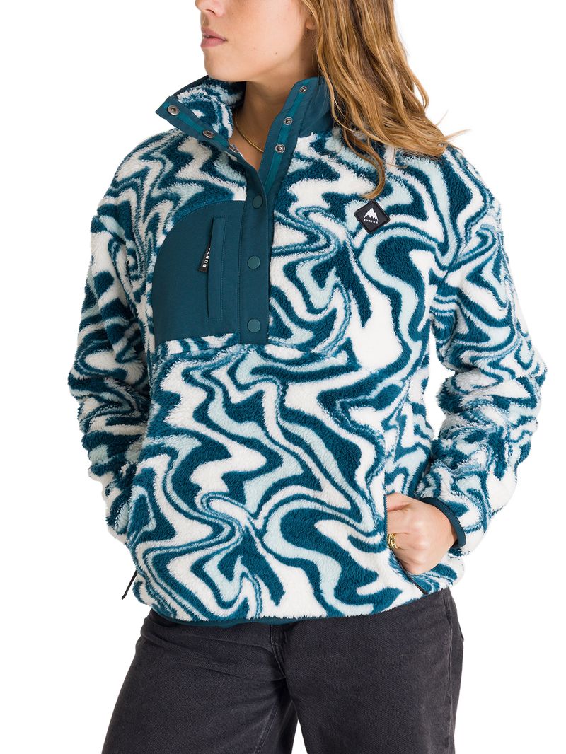 Polar-Mujer-Shaggy-Half-Azul-Burton