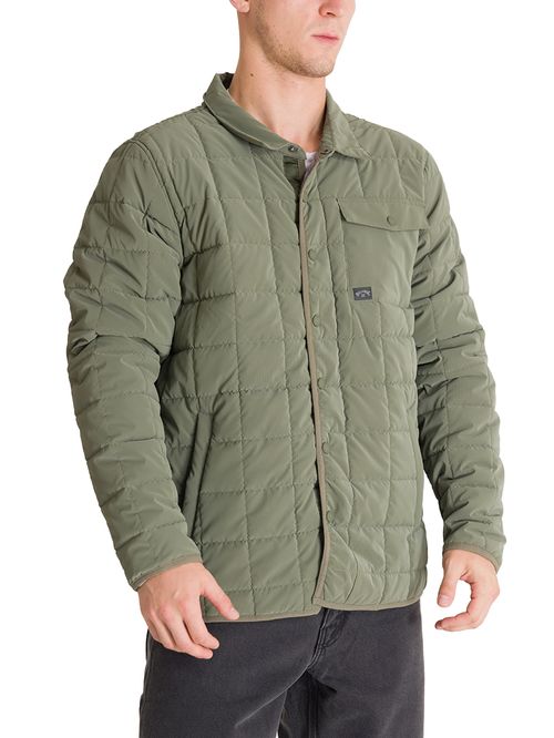 Parka Hombre Full Button Verde Billabong