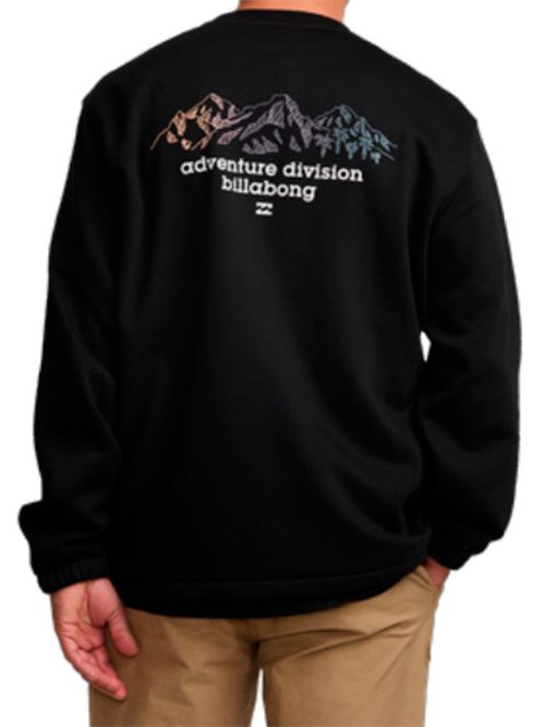 Poleron Hombre Short Sands Crew Negro Billabong