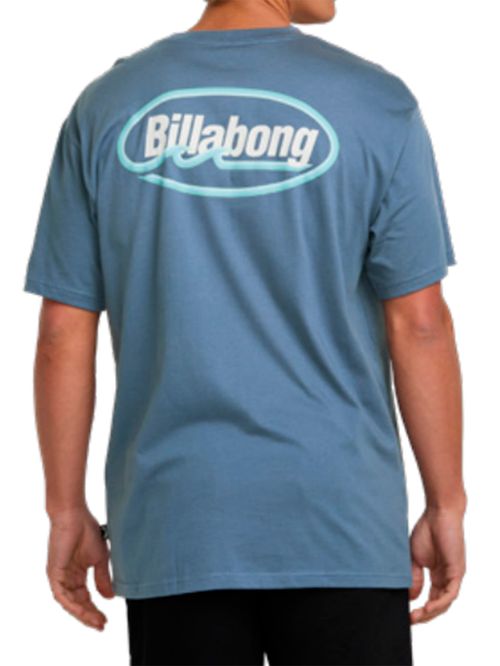 Polera Manga Corta Hombre Runner Premium Azul Billabong