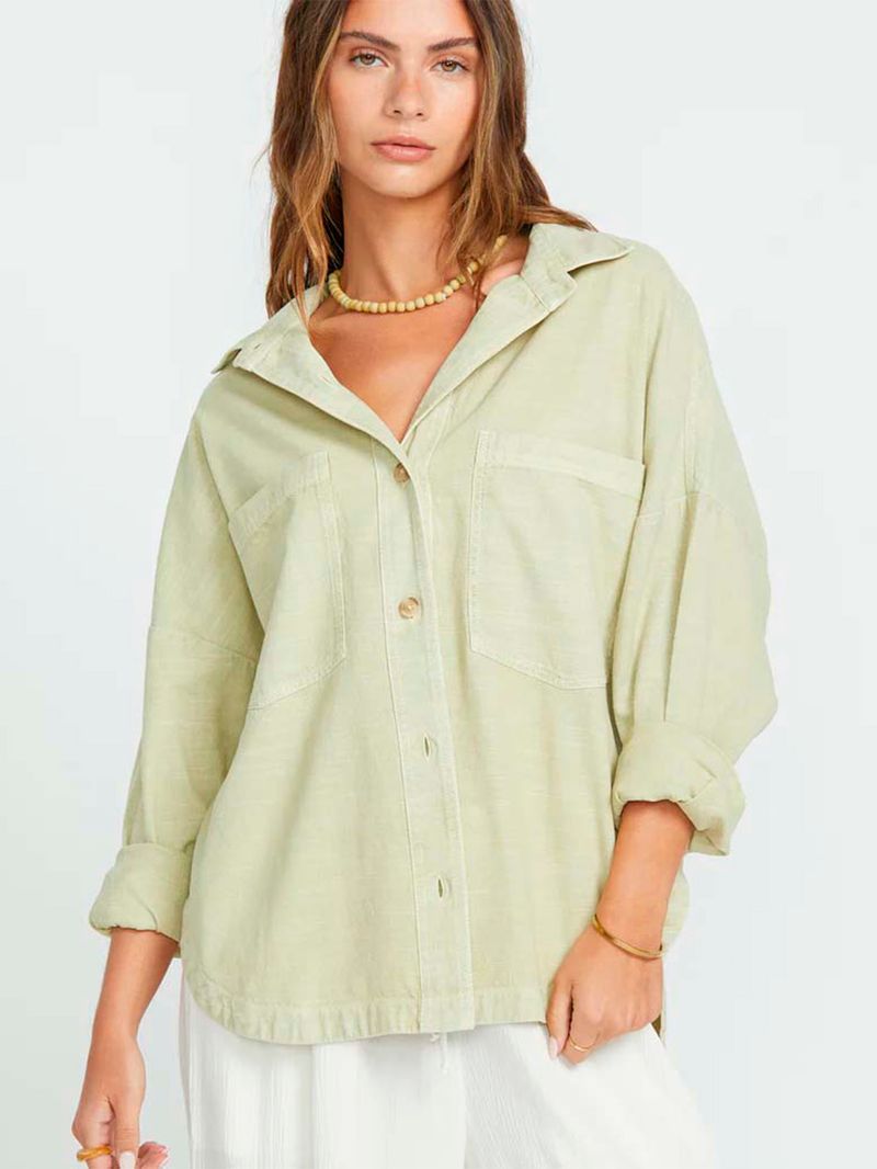 Sobrecamisa Mujer Stoked On You Verde Billabong