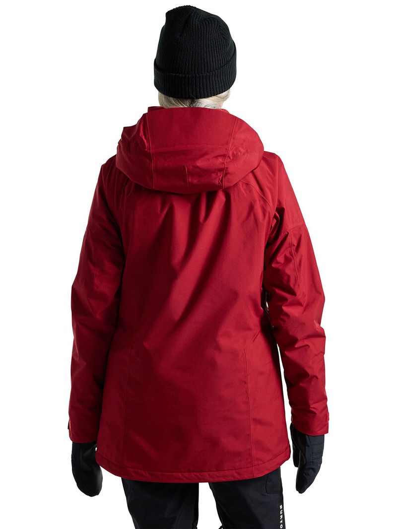 Parka-Nieve-Mujer-Gore-Pillowline-Rojo-Burton