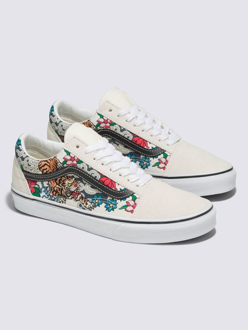 Zapatilla Urbana Unisex Old Skool Blanco Vans