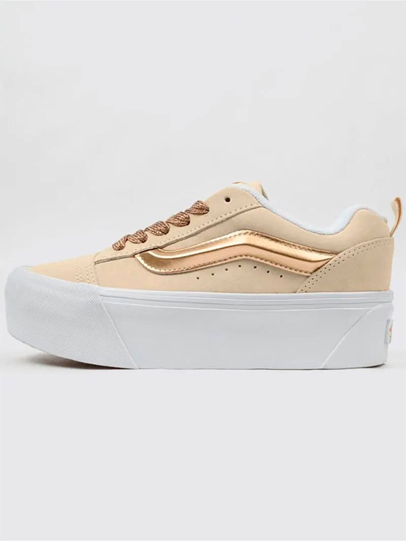 Zapatilla-Casual-Mujer-Knu-Stack-Crema-Vans