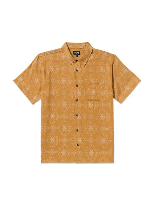 Camisa m/c Hombre Sundays jacquard Amarillo Billabong