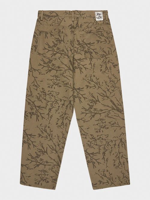 Pantalón Hombre Bigfoot big 5 canvas Café Element