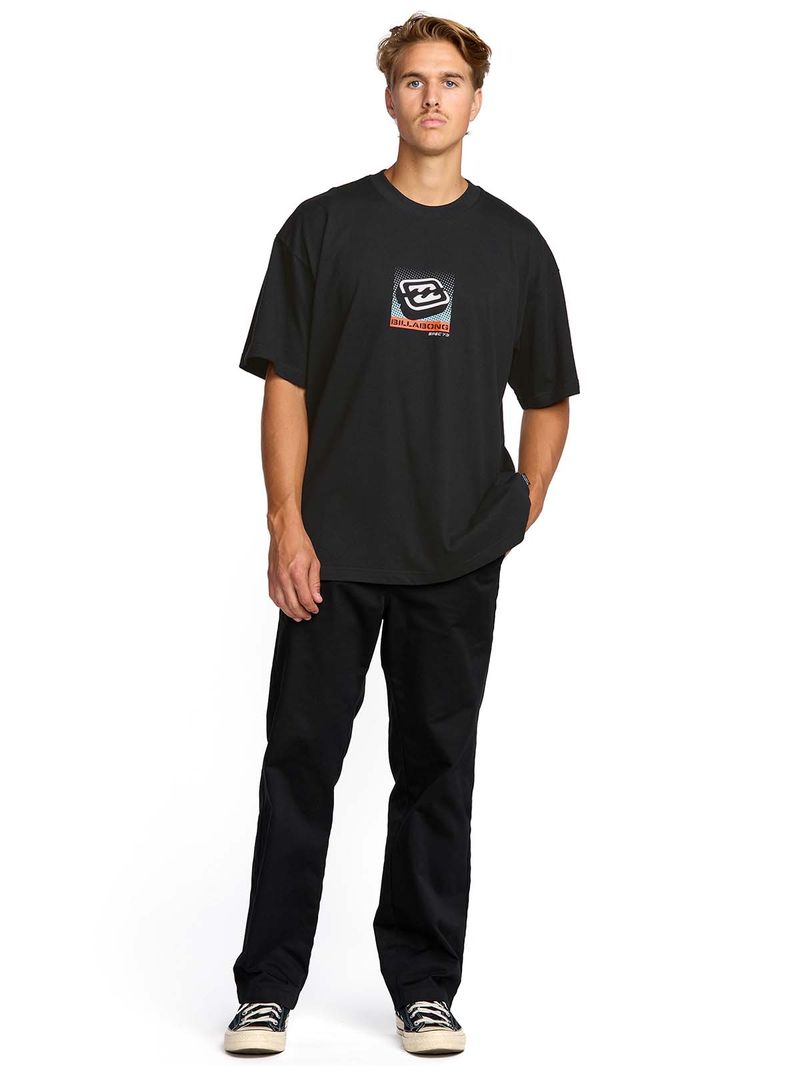 Polera m/c Hombre Spec Negro Billabong