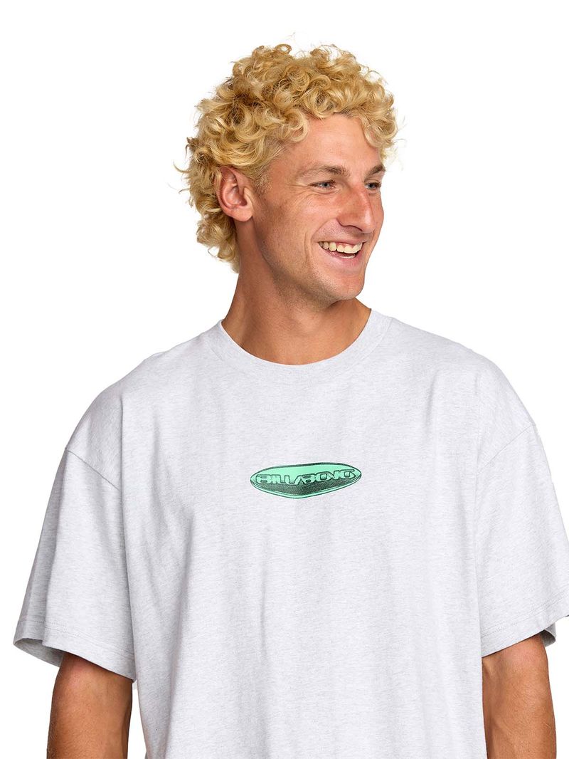 Polera m/c Hombre Spec Gris Billabong