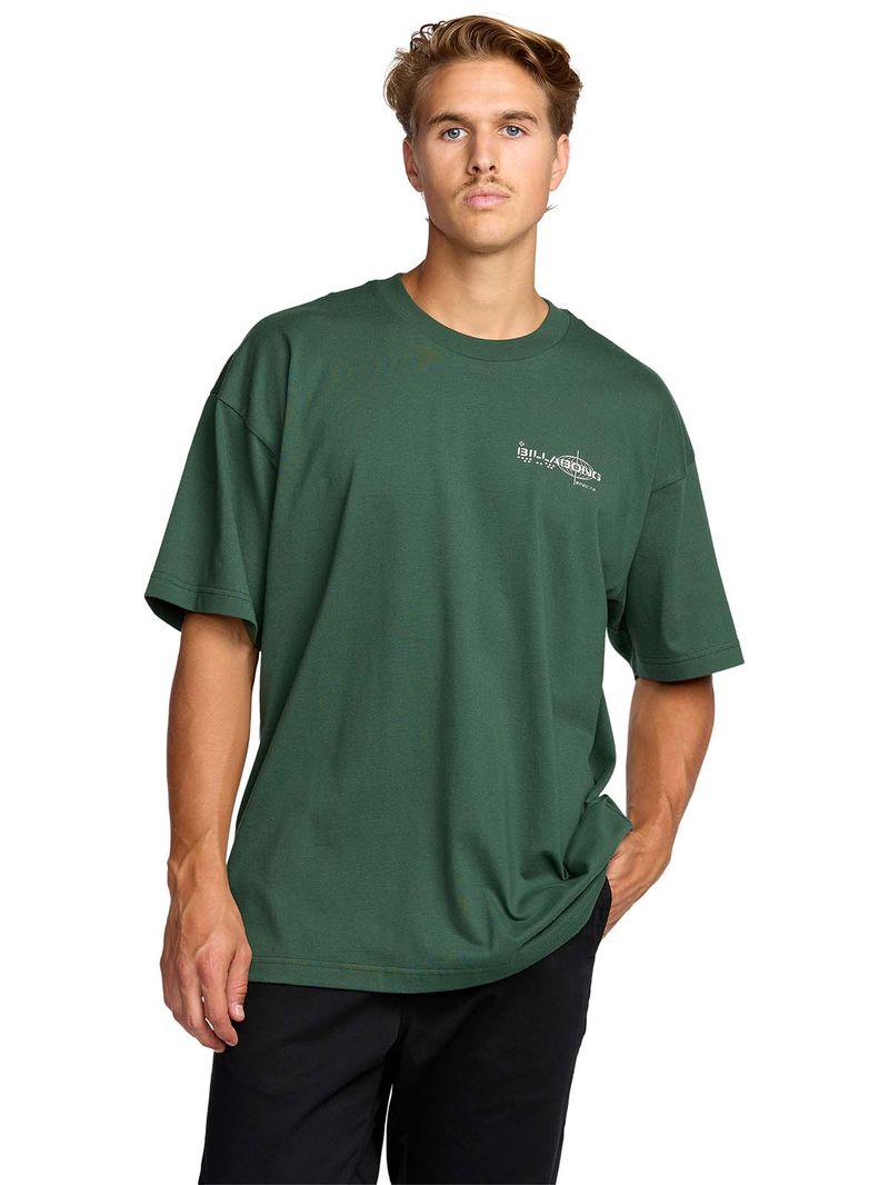 Polera m/c Hombre Spec Verde Billabong
