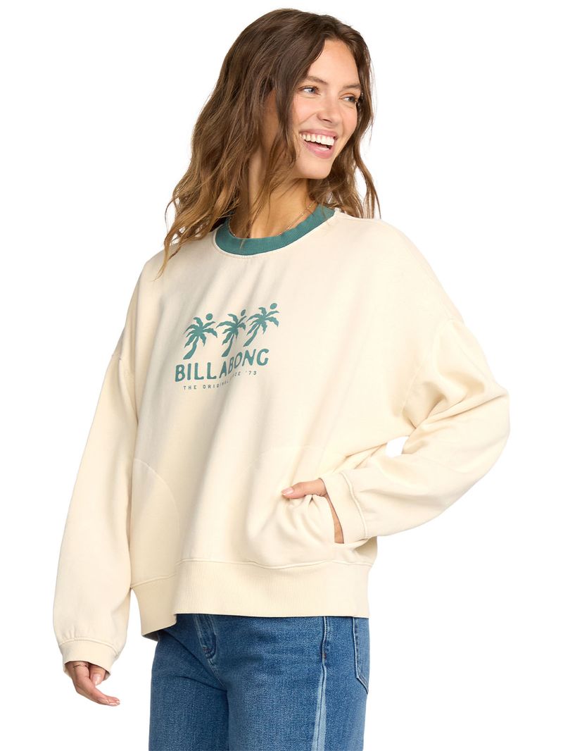 Poleron-Mujer-Triple-palms-crew-Blanco-Billabong
