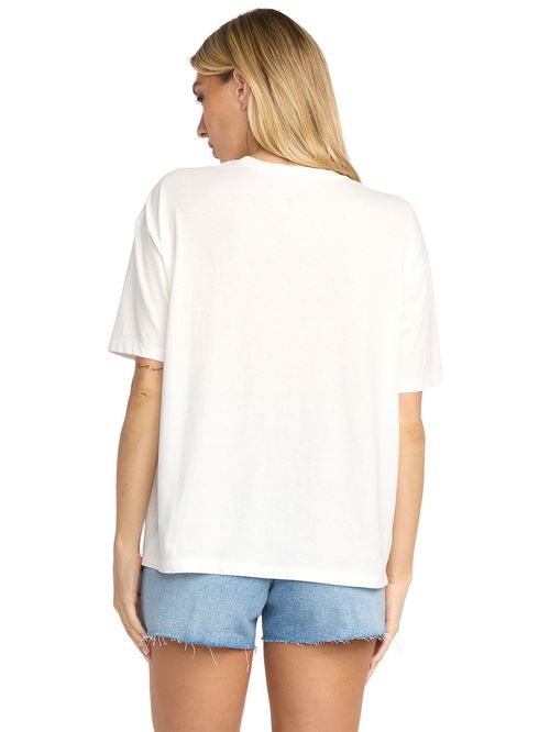 Polera m/c Mujer Where suns collide Blanco Billabong