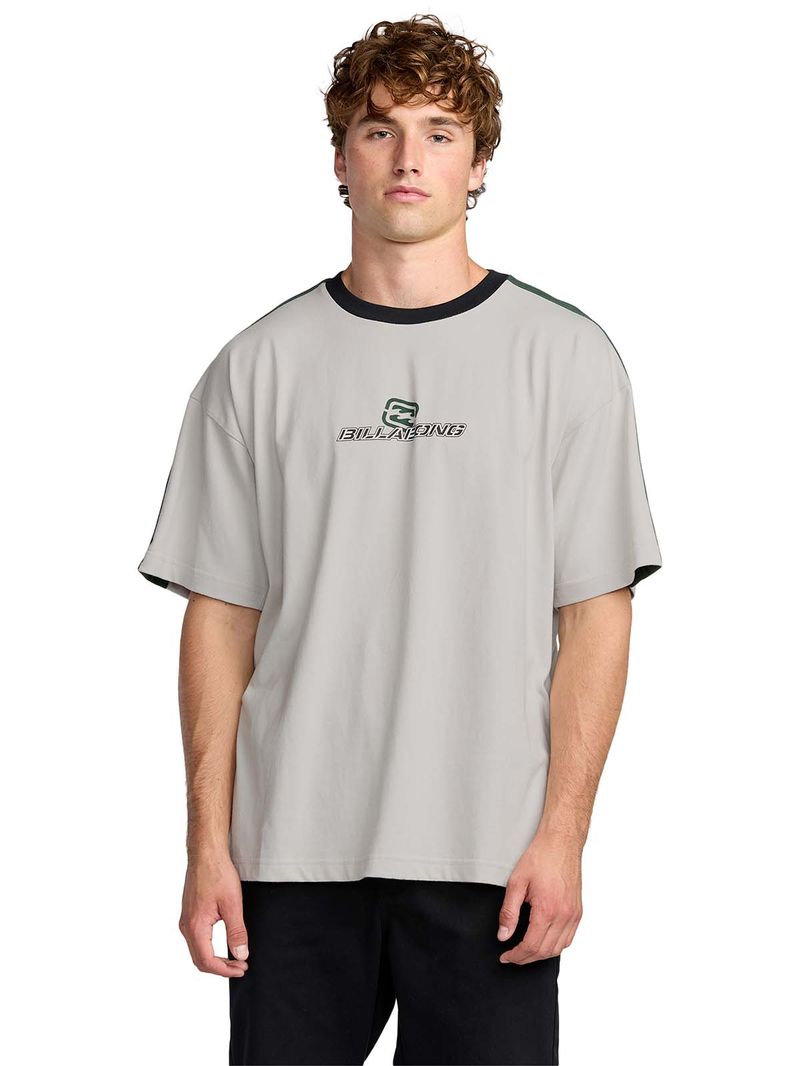 Polera m/c Hombre Spec 73 iconic Gris Billabong