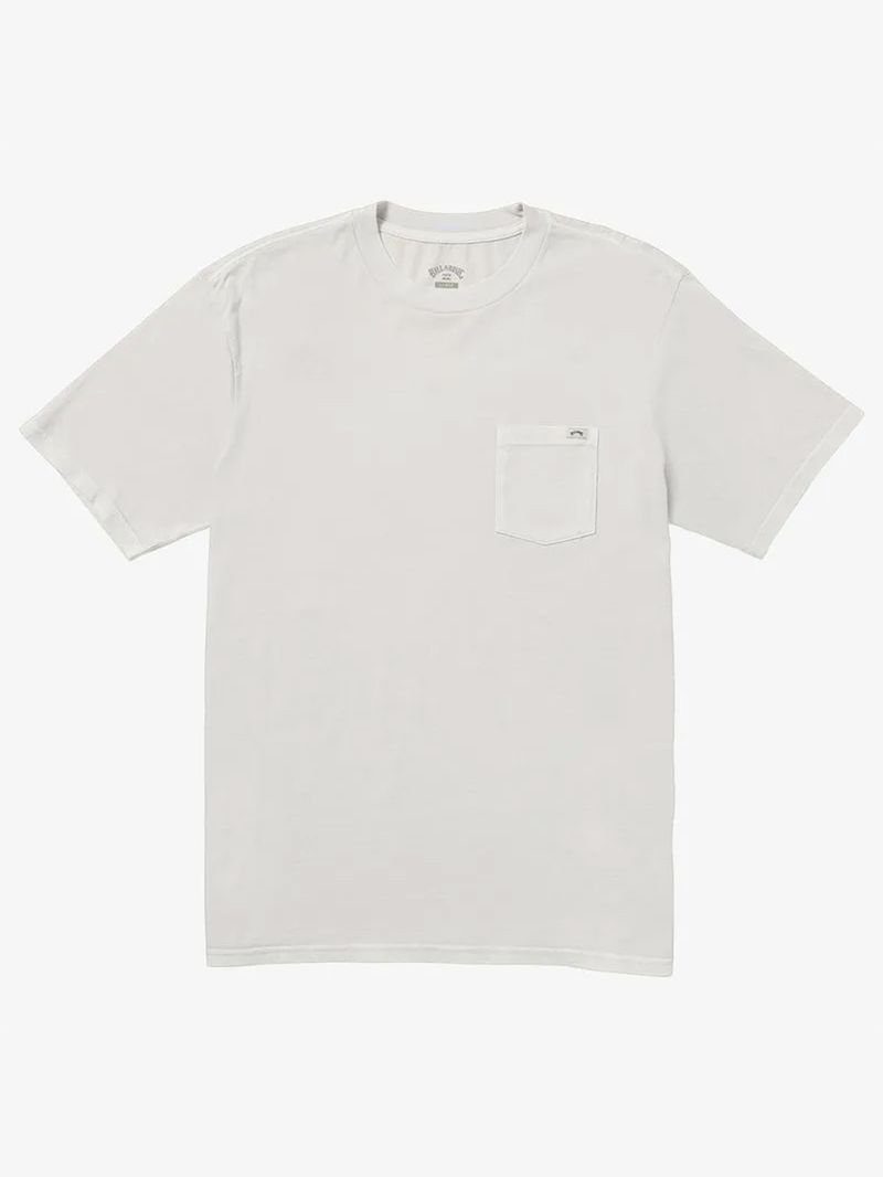 Polera Manga Corta Hombre Essential Premium Gris Billabong