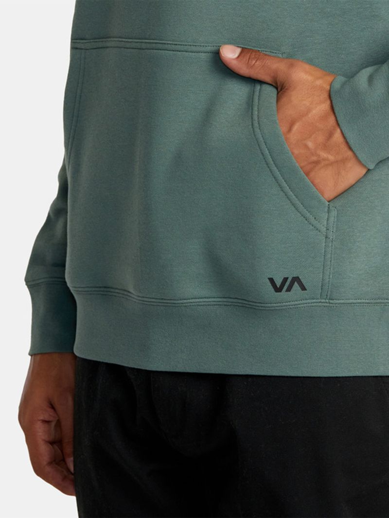 Poleron Hombre Big RVCA Hoodie Verde