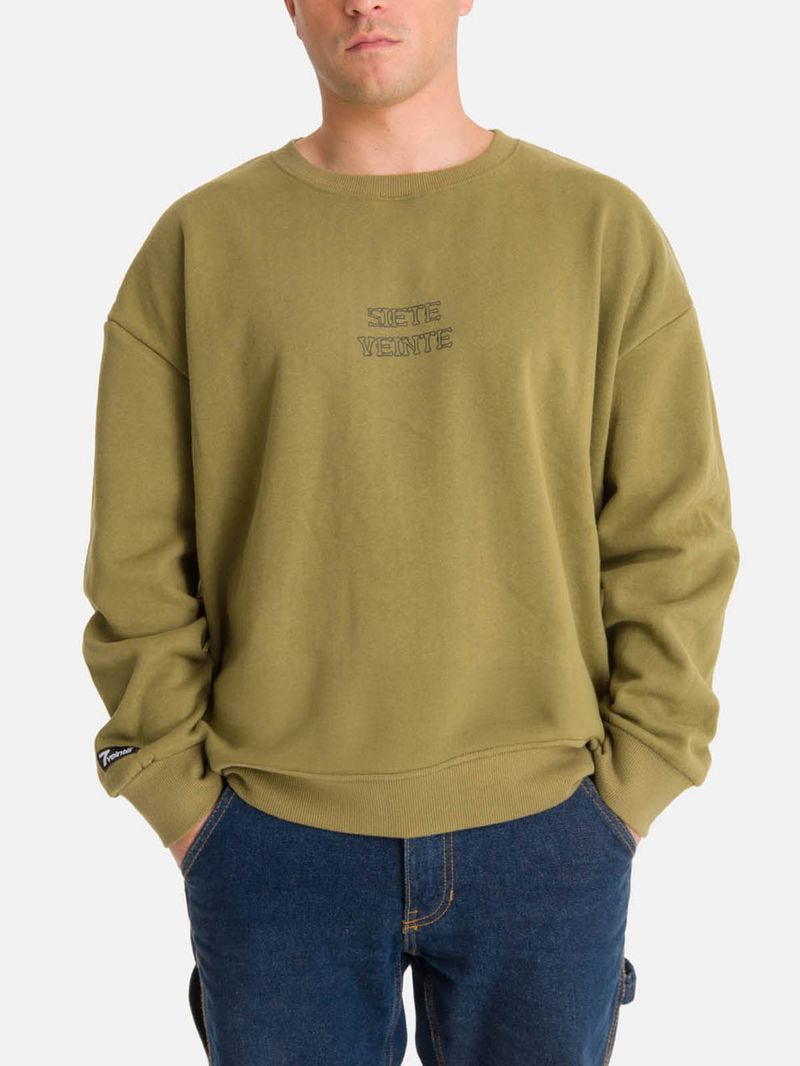 Poleron Hombre 7Bones Verde 7Veinte