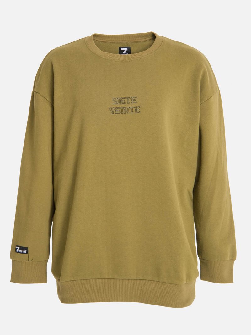 Poleron Hombre 7Bones Verde 7Veinte