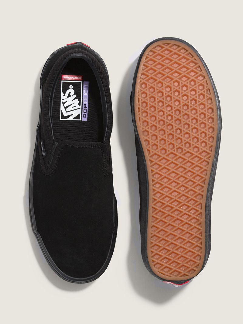 Zapatillas Mn Skate Slip-On Black/Black
