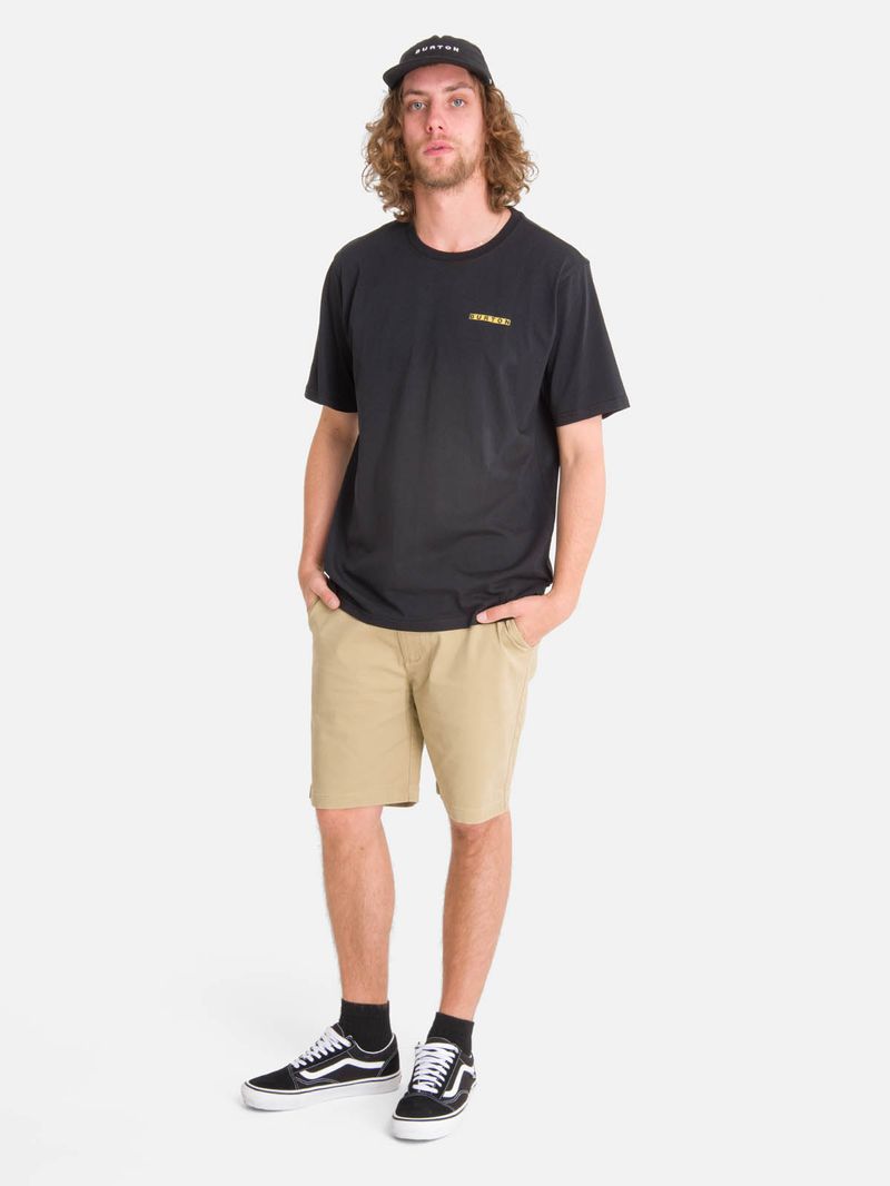 Polera m/c Hombre Skull tee Negro Burton