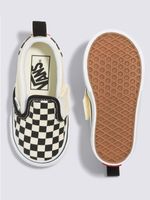 Zapatillas Slip-On V Toddler (1-4 años) (Checkerboard) Black/White