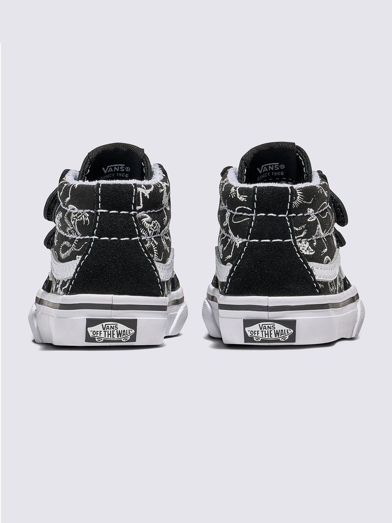 ZAPATILLA C/CANA NINO SK8-MID REISSUE V NEGRO VANS