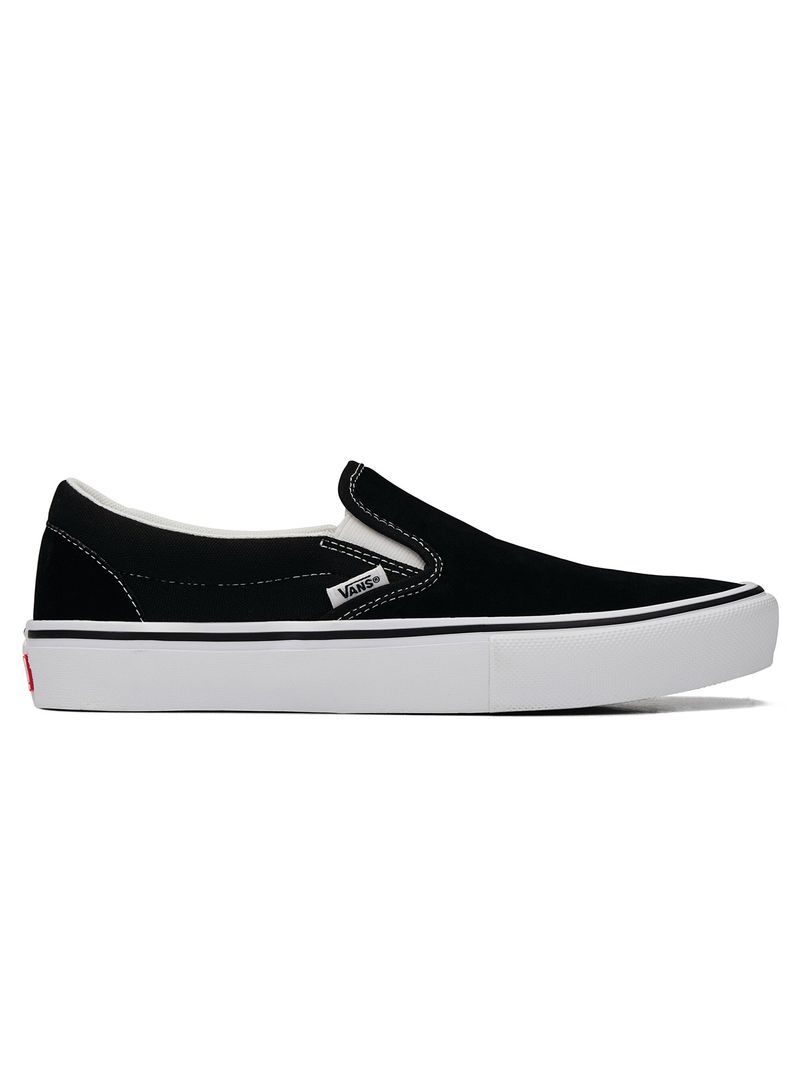 Zapatillas Mn Skate Slip-On Black/White