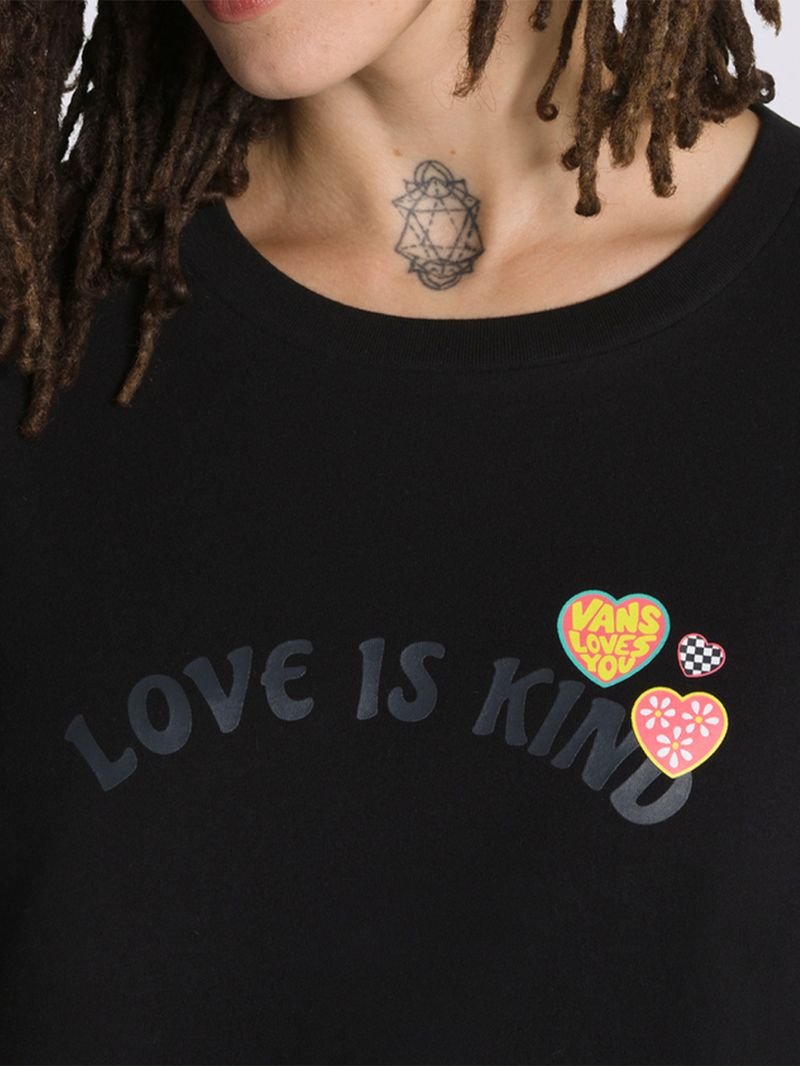 Polera Love Is Kind Twofer Black
