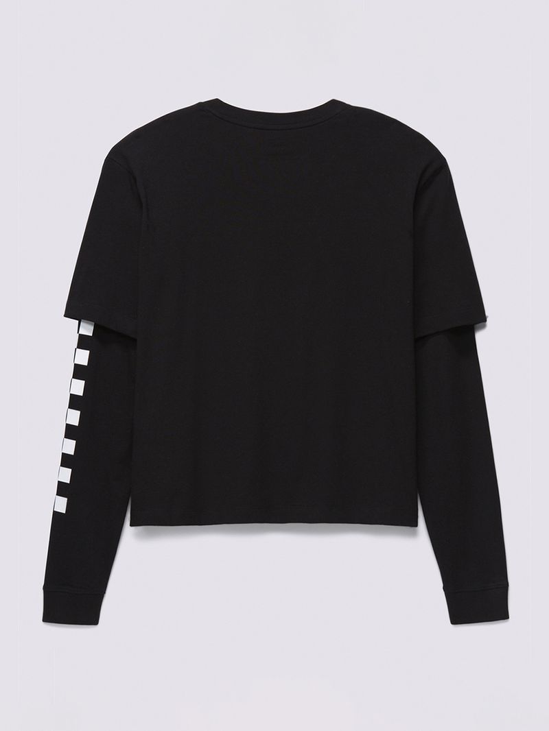 Polera Love Is Kind Twofer Black