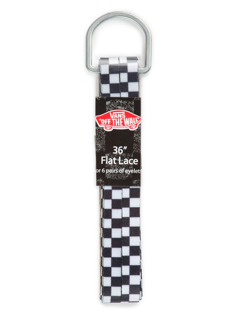 Cordones Checkerboard 91 cm Black White